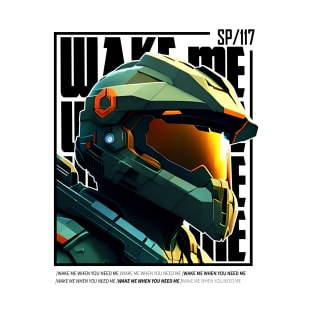 Halo game quotes - Master chief - Spartan 117 - WQ01-v5 T-Shirt