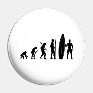 Surfer Evolution Surfing Pin