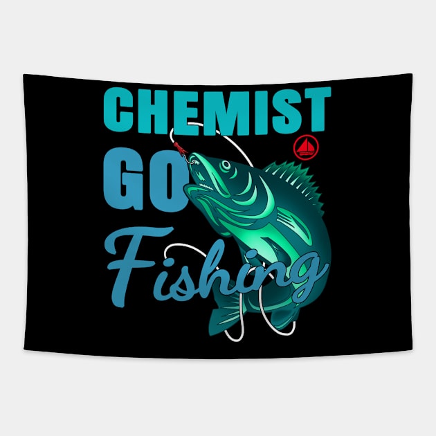 Chemist Go Fishing Tapestry by jeric020290