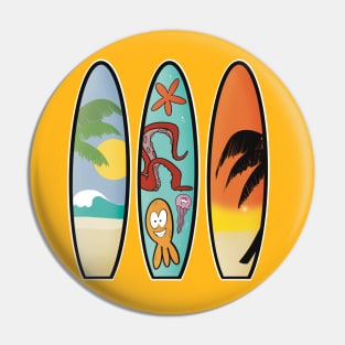 Surf Boards Pin