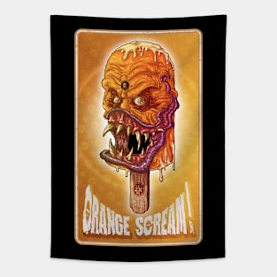 Orange Scream, Ice Cream Tapestry