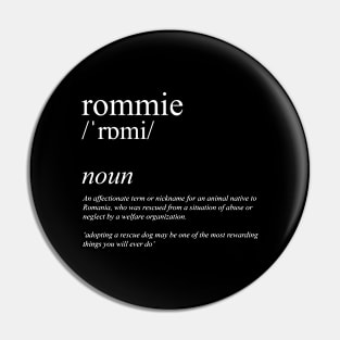 “Rommie dictionary” definition | Romanian rescue | Rescue Dog | Adopt Don't Shop Pin