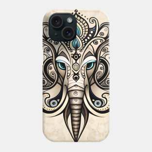 Aesthetic Elephant drawing Phone Case