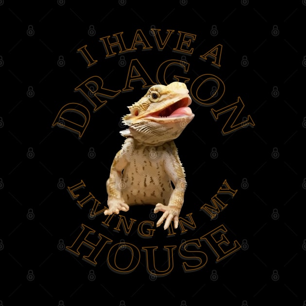 Bearded Dragon living In My House by HiDearPrint