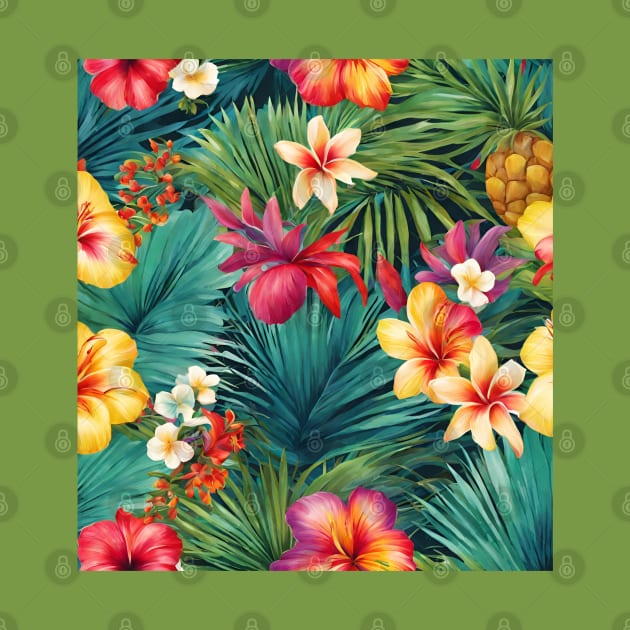 AI generated tropical flowers by nancy.hajjar@yahoo.com