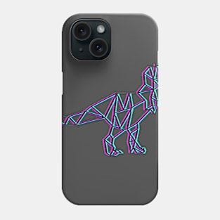 Geometric T Rex Tyrannosaurus Rex Dinosaur Phone Case