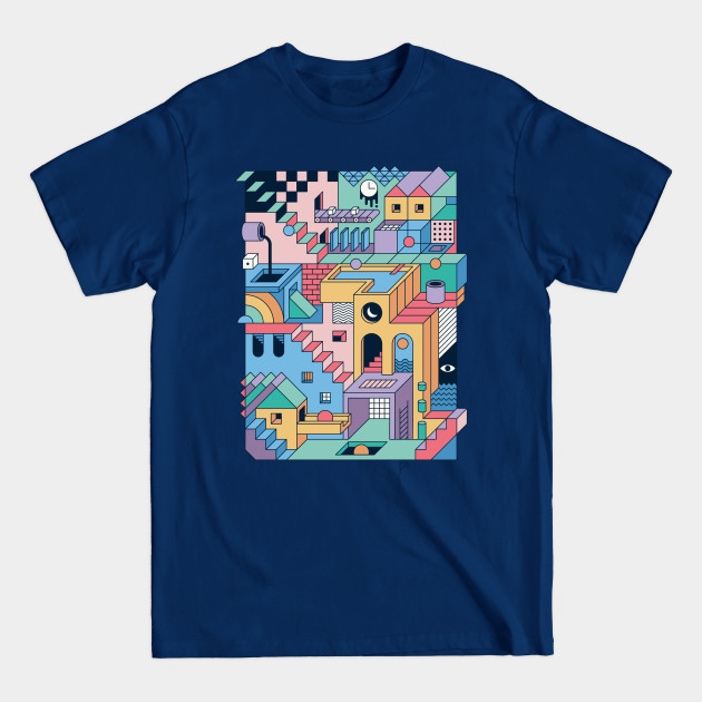 80s Escher - Surrealism - T-Shirt