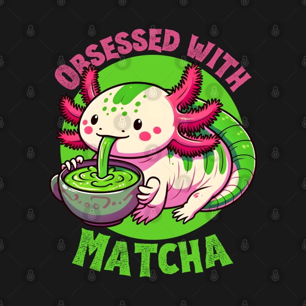 Matcha axolotl by Japanese Fever