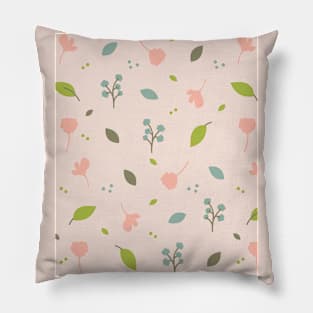 Flowers and leaves Pillow