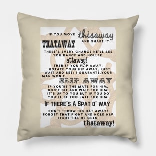 Thataway Pillow