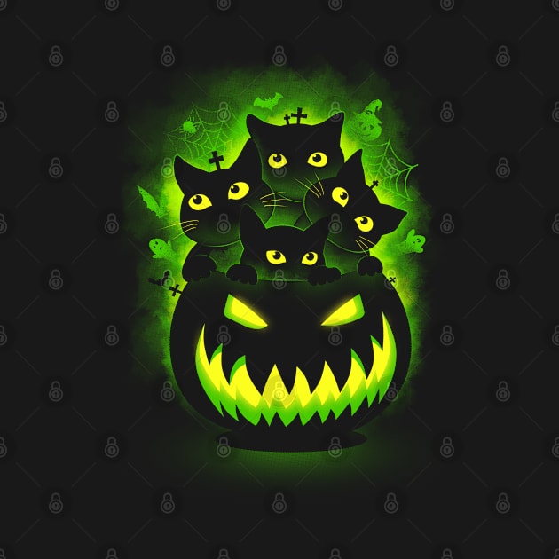 Pumpkin cats by eriondesigns