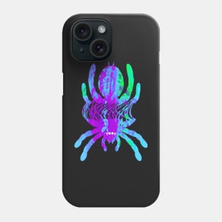 Tarantula Silhouette V77 (Tie Dye) Phone Case