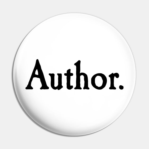 Author. black text Pin by terrybain