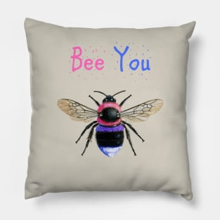 Bee You - Bi Pride Pillow