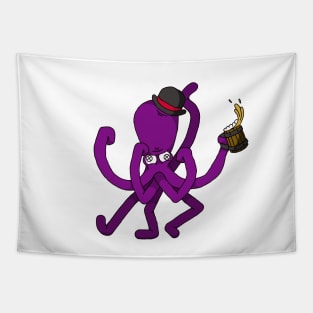 Drunk Octopus Tapestry