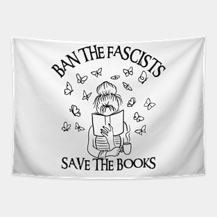 Ban The Fascists Save The Books Tapestry