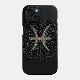 Rainbow Spiderweb Pisces Phone Case