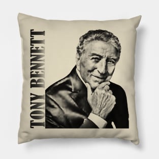 Tony Bennett-vintage Pillow