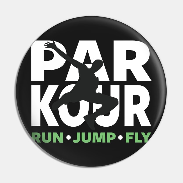 PARKOUR - FREERUNNING - TRACEUR Pin by Tshirt Samurai