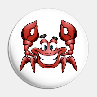 Happy Crab Pin