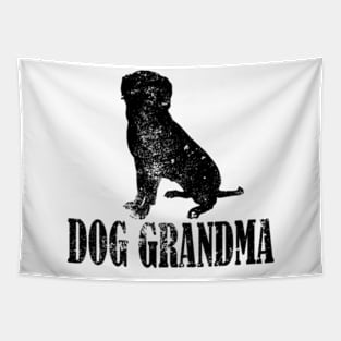 Rottweiler Dog Grandma Tapestry