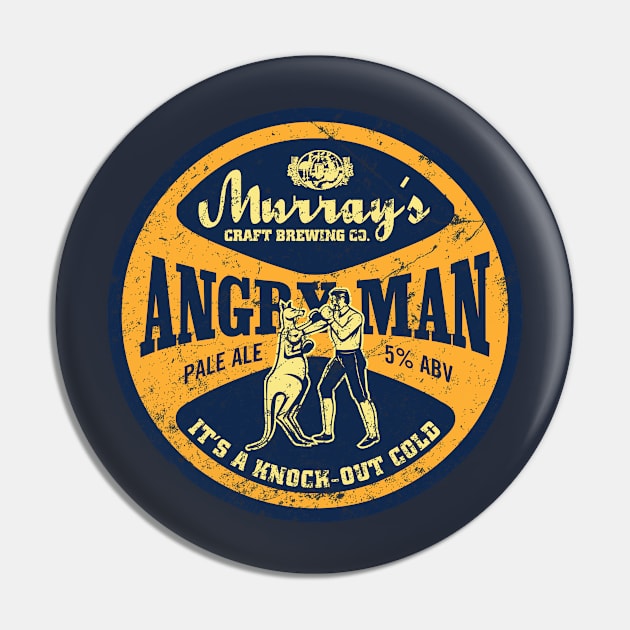 Angry Man Pale Ale Pin by MindsparkCreative