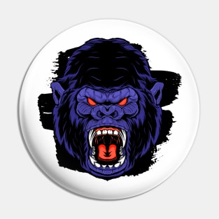 Gorilla design Pin