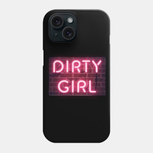 Dirty Girl Logo w/ Brick Wall Phone Case