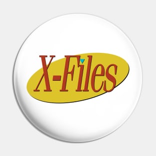 X Files logo Pin