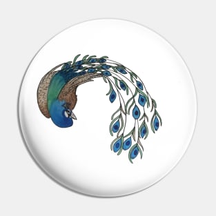 peacock Pin