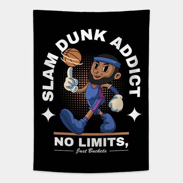 Slam Dunk Addict Tapestry by milatees