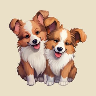 Puppy Pals: Sheltie Duo T-Shirt