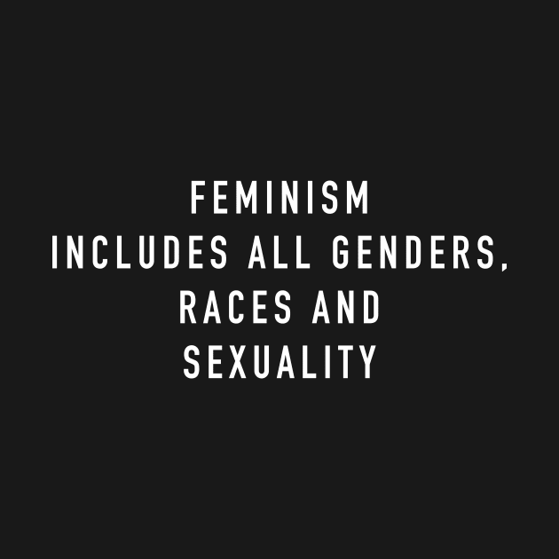 feminism includes all genders by sunima