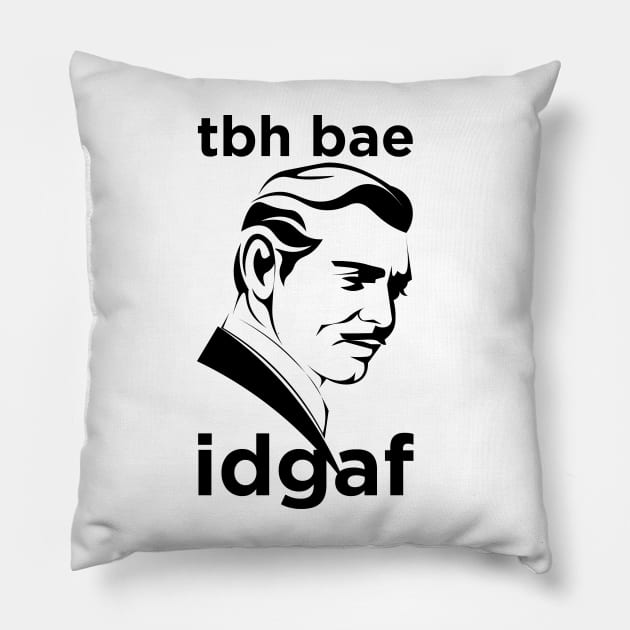 Frankly My Dear Pillow by ijoshthereforeiam