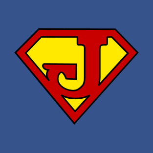 Superhero Symbol Letter J T-Shirt