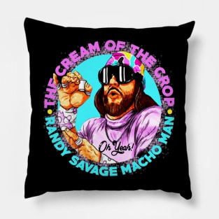 the cream of the crop randy savage Pillow