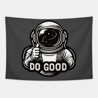 Do Good Astronaut Thumbs Up Tapestry