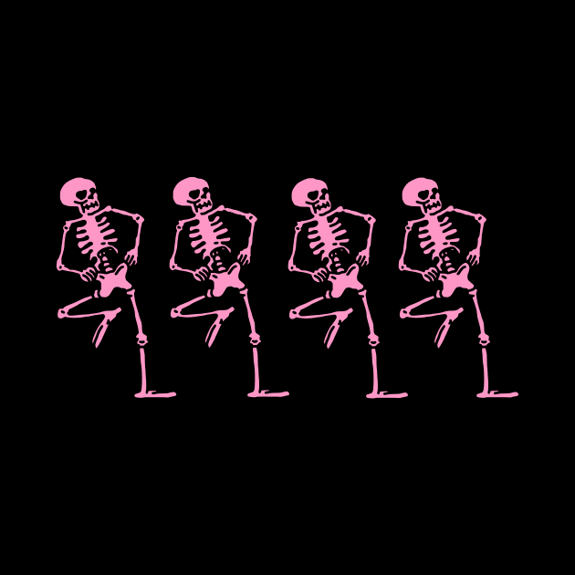 Spooky Scary Skeletons (Pink) by Graograman