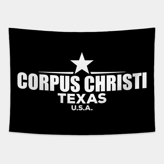 Corpus Christi Texas Tapestry by LocationTees