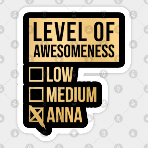 Anna Name - Anna Name - Sticker