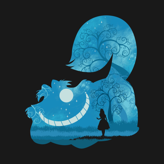 Discover Cheshire portrait - Cheshire Cat - T-Shirt