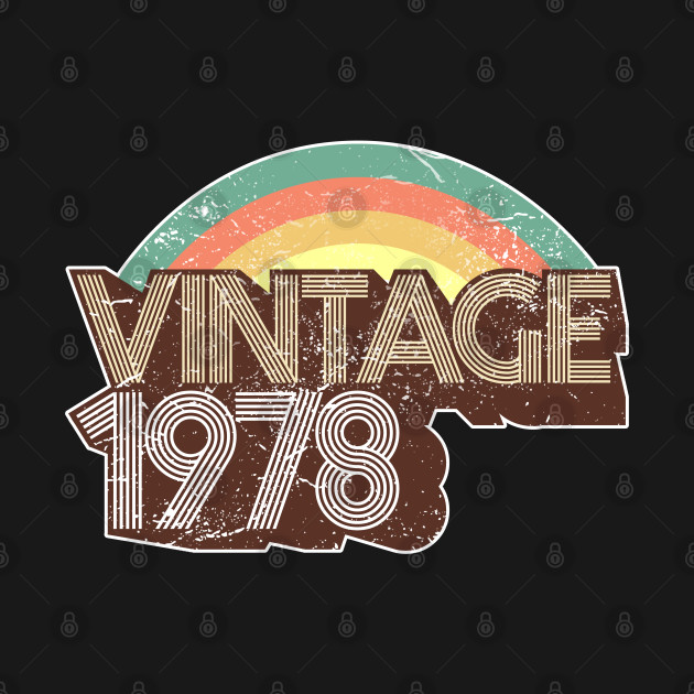 Discover Vintage 1978 - 40th Birthday Gift - T-Shirt