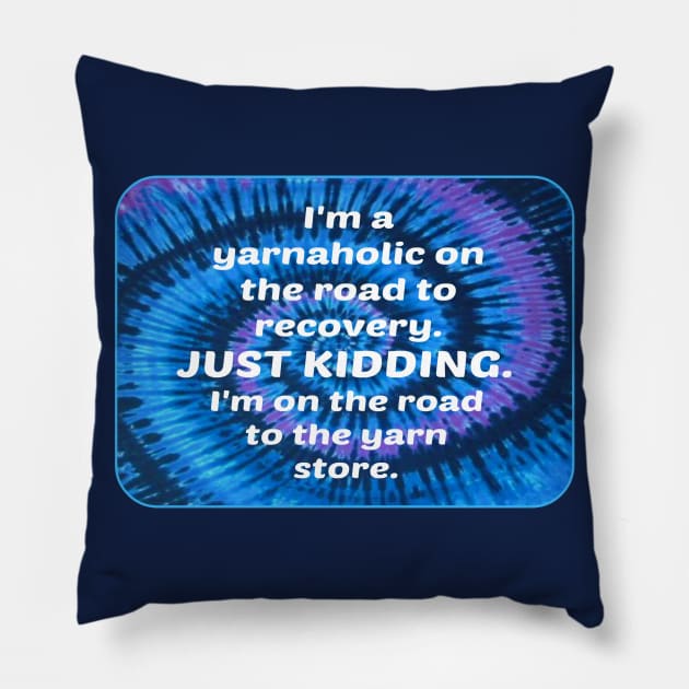 Yarnaholic Pillow by ARTWORKandBEYOND