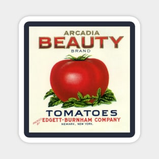 Vintage Arcadia Beauty Fruit Crate Label Magnet