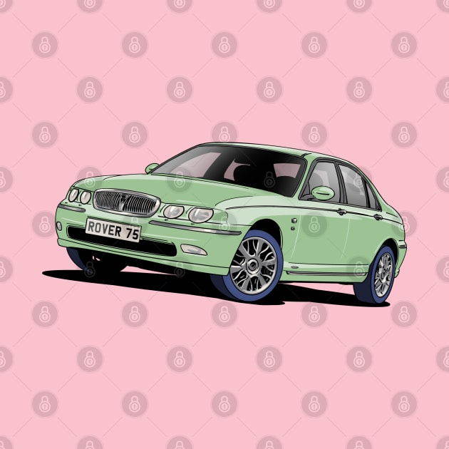 Moonstone Green Rover 75 by Webazoot