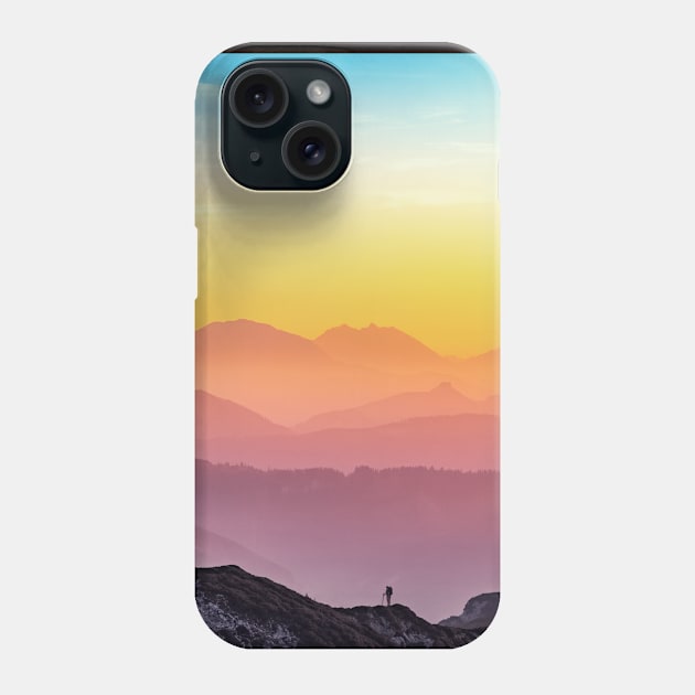 Rainbow Sky Phone Case by SavvyDiva