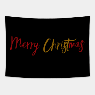 Merry CHRISTmas Christian Christmas Design Tapestry