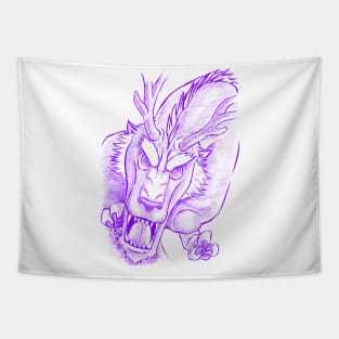 Dragon Of Legend Purple Version Tapestry