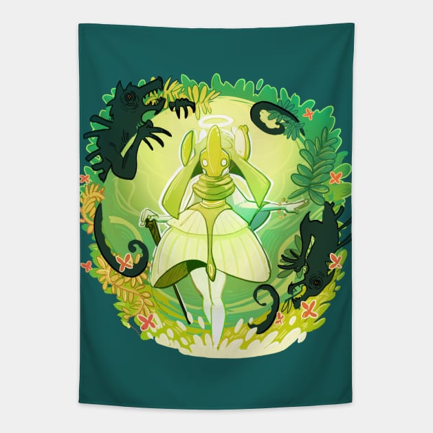 A World of Green Tapestry by AshenShop