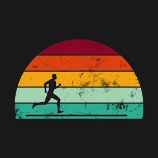 Retro Vintage Running Gift T-Shirt